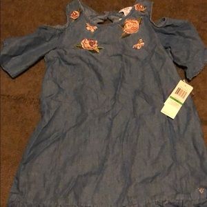 Girls Guess Denim Dress size L (14) new